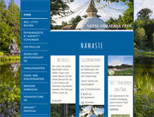 Tablet Screenshot of nepal-himalaya-pavillon.de